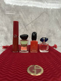 Armani perfume sample set of four with drawstring bag-3267